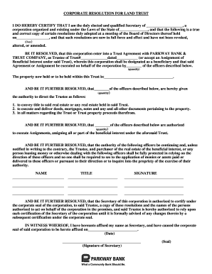Corporate Resolution Template Microsoft Word  Form