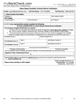 Consent Forms Back Check