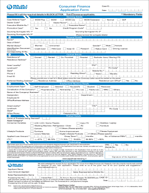 Wow Surrogate Bajaj Finance  Form