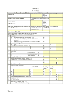 Form No 16 See Rule 31 1 a PDF