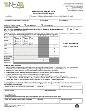 500 Broad Street Section 8  Form