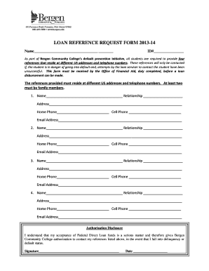 Reference Request Form