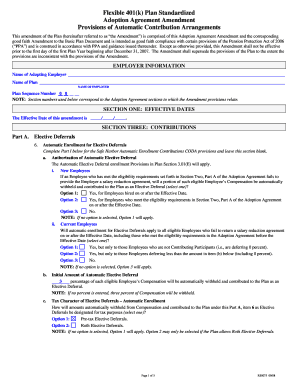 401k Plan Document Templates  Form