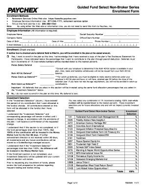 Paychex 401k Forms