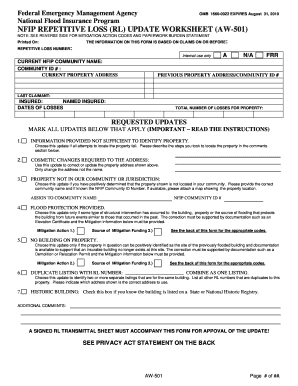 Aw 501  Form