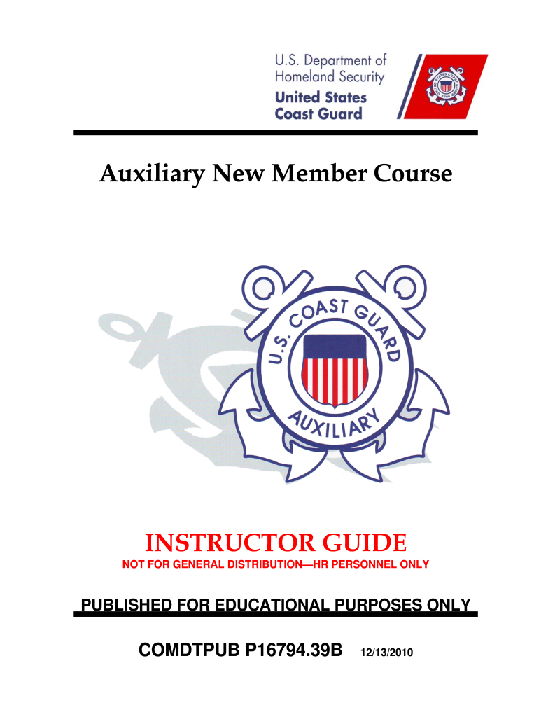  Coast Guard Auxiliary Test Answers 2010-2024