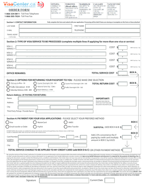 Panama Visa Application Form PDF