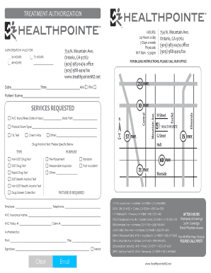 Authorization Form Healthpointe Healthpointemd