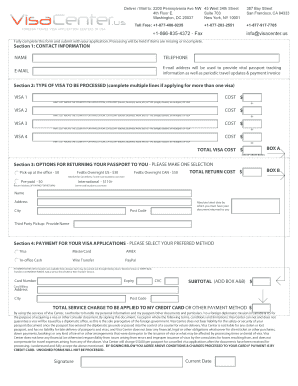 Turkey Visa Application  Form