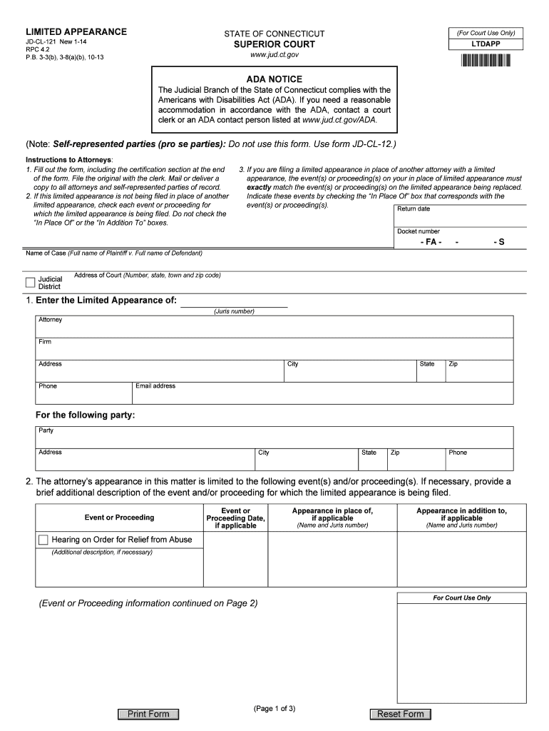 Get and Sign Cl 121 2014 Form