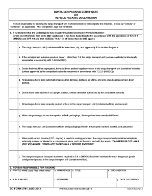 Dd Form 2781