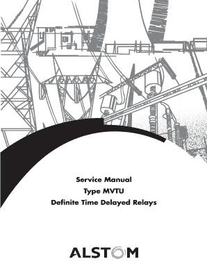 Service Manual Type MVTU Definite Time Delayed Relays  Form