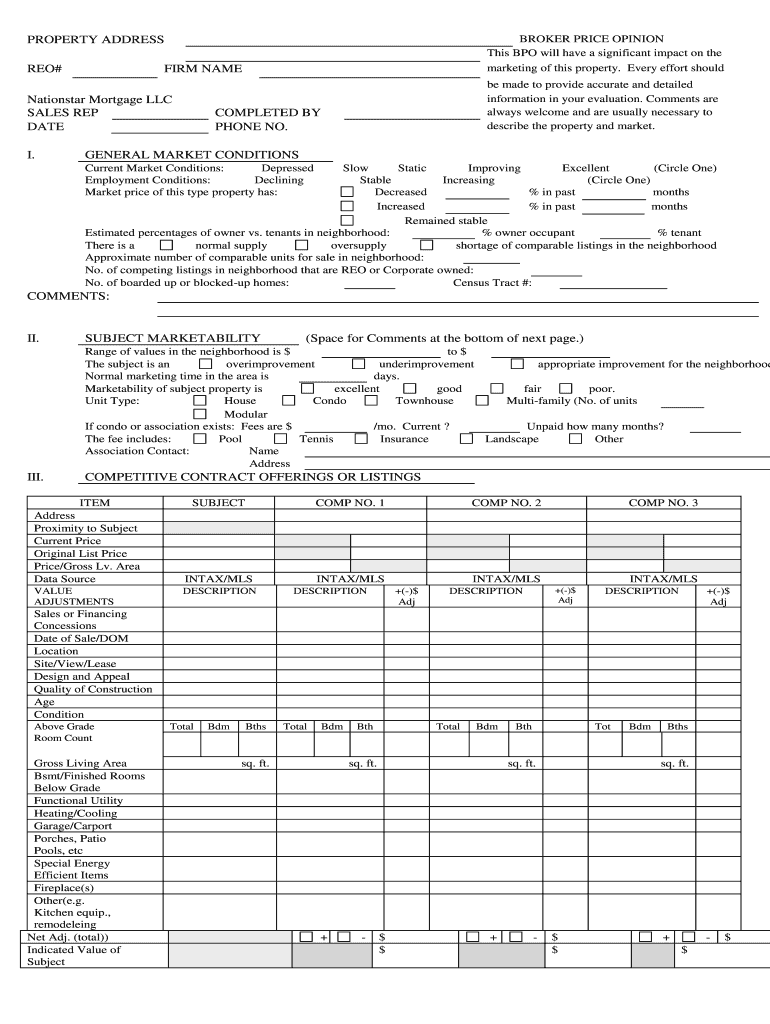 Fannie Mae Bpo Form