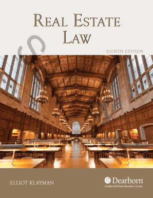Real Estate Law 10th Edition Klayman PDF  Form