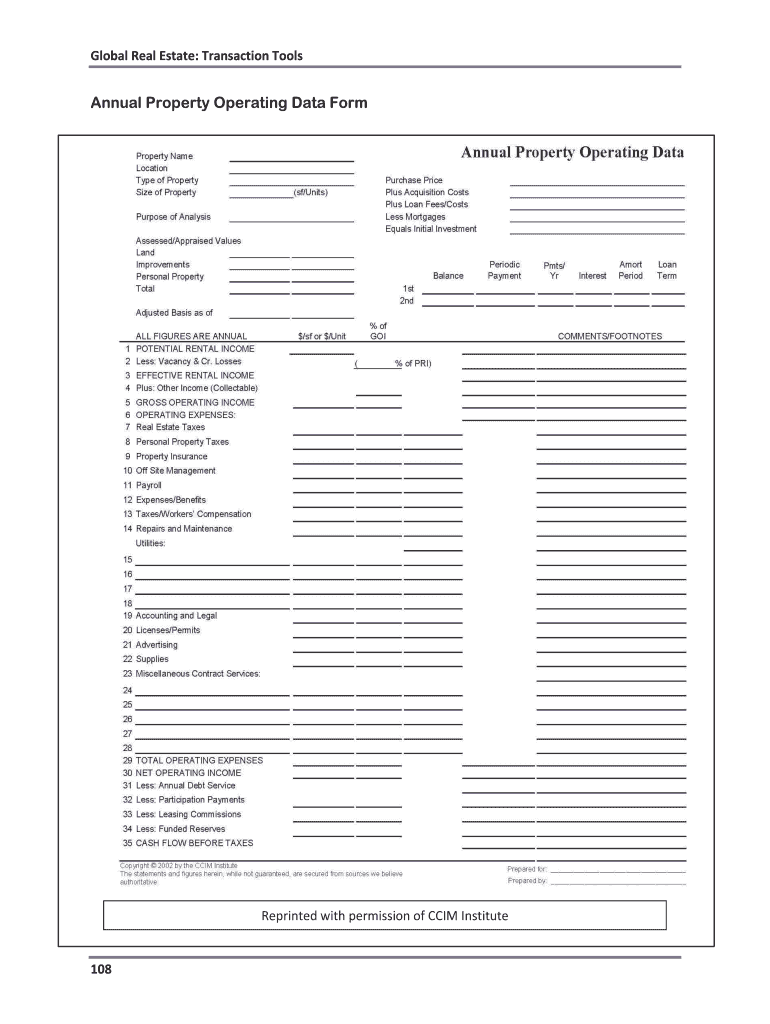 Property Data Form