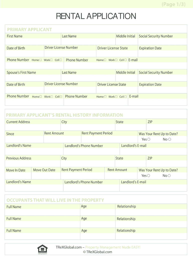 Trexglobal  Form