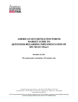 Guide American Securitization Forum  Form