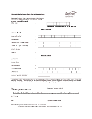 Ecs Form