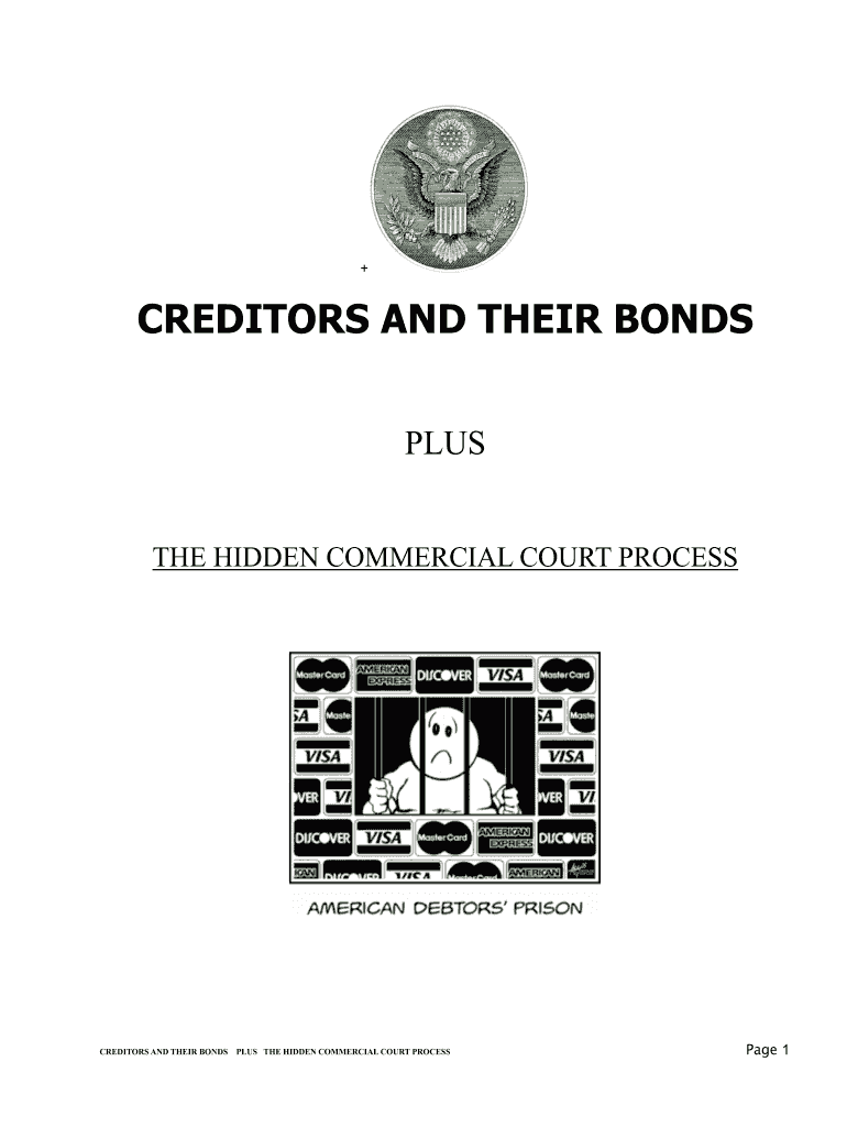 Creditors and Their Bonds  Form