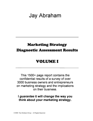 Jay Abraham PDF  Form
