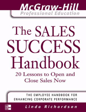 The Sales Success Handbook Linda PDF Form