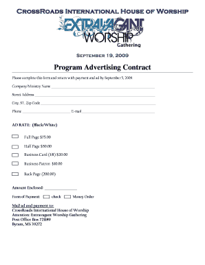 Contract Form Design