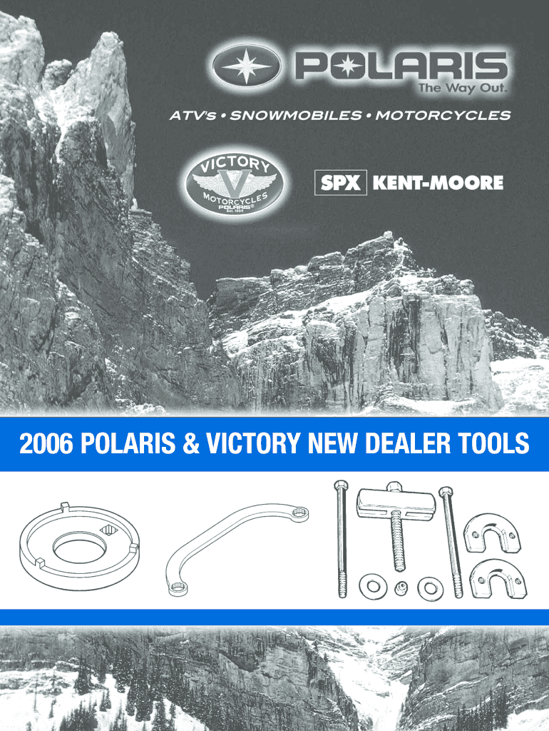  POLARIS & VICTORY NEW DEALER TOOLS Polariscz 2006-2024