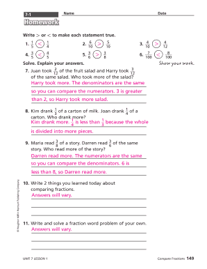 H&amp;rteachergrade6unit4pdf Form