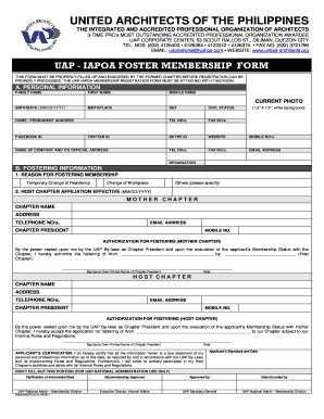 Uap Website Online Membership Form