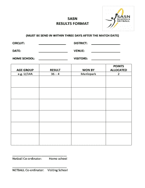 Result Format