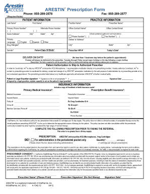 Rx Forms Patient Consent