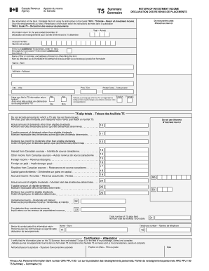 Sommaire T5  Form