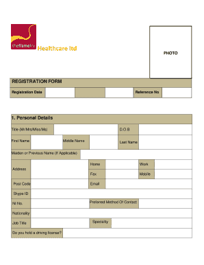 Flame Lily International Recruitment  Form