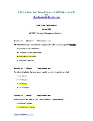 Mgt503 Past Papers  Form