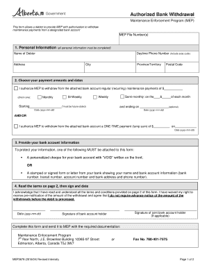  Mep Forms 2016-2024