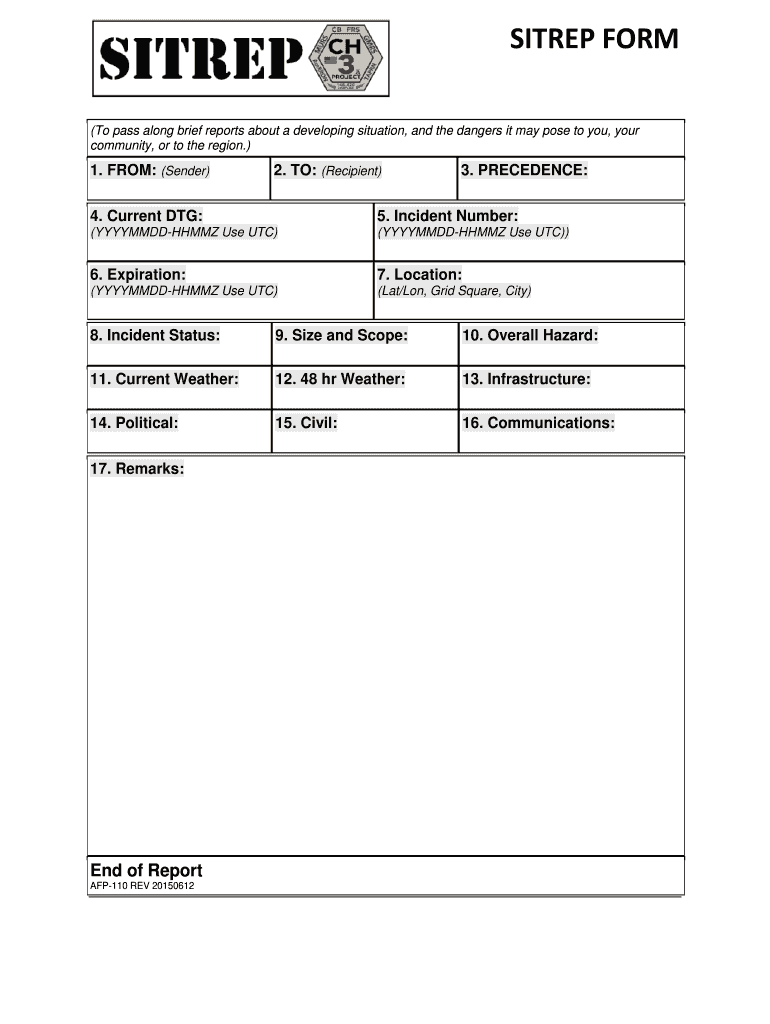  Sitrep 2015-2024