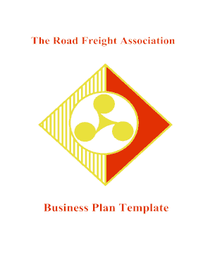 Business Plan Template the RFA  Form