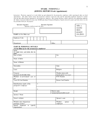 Spark Kerala Police  Form