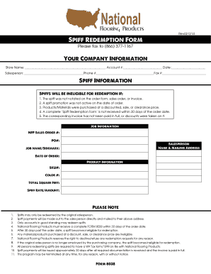 8038 Spiff Form National Flooring Products