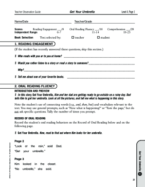 Get Your Umbrella Dra PDF  Form