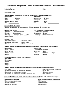 Motorcycle Accident  Form
