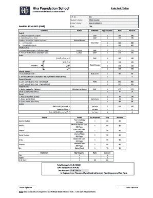 Hira Foundation  Form