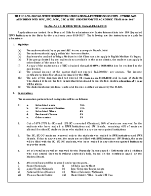 Tswreis Application Form PDF