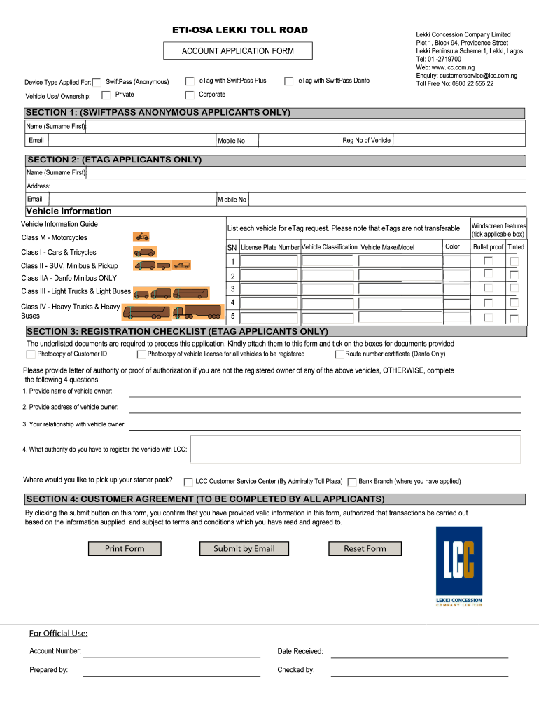 PDF Version Here Lekki Concession Company  Form