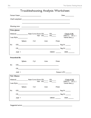 The Optician Training Manual PDF  Form