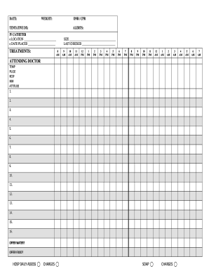 Veterinary Hospitalization Treatment Sheet Form - Fill Out and Sign  Printable PDF Template | signNow