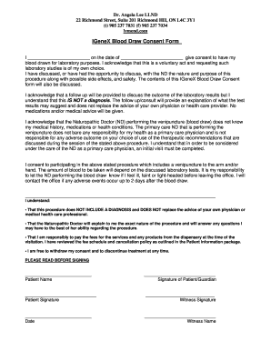 Legal Condition  Form