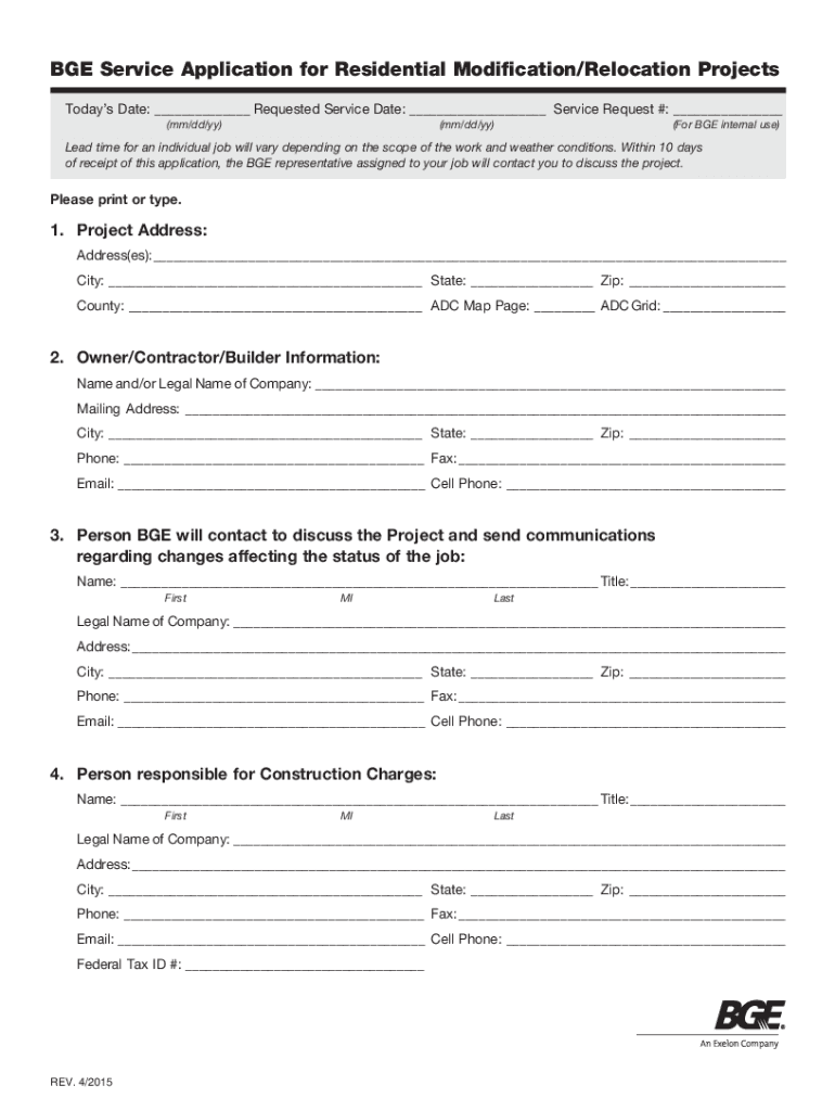  Bge Service Application 2015-2024