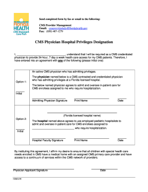 Hospital Transfer Letter  Form