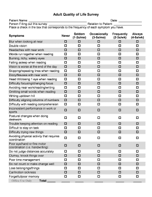 Adhd Scale  Form